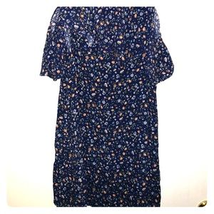 Floral off the shoulder dress